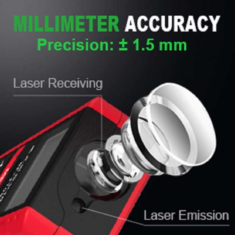 Inspection des Fibres optiques NF-271 Distance au Laser 4 0m 80m ÉLECTRONIQUE Laser Laser Digital ROUGINEUR Professional Roller