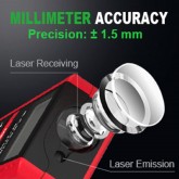 Inspection des Fibres optiques NF-271 Distance au Laser 4 0m 80m ÉLECTRONIQUE Laser Laser Digital ROUGINEUR Professional Roller