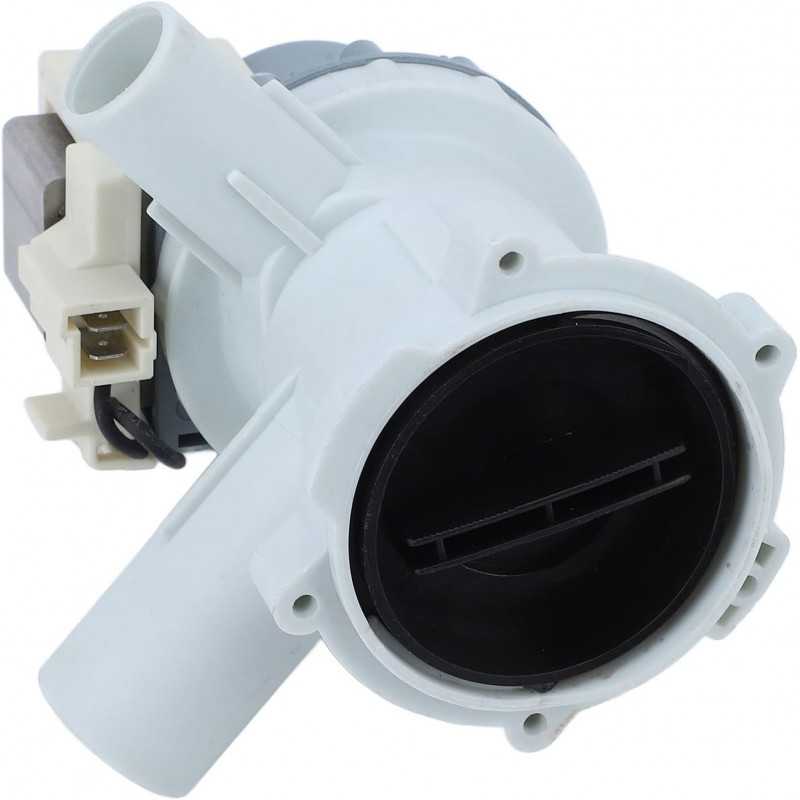 Socobeta Moteur de Pompe de vidange de Lave-Linge, Moteur de Pompe de vidange Alternatif pour Machine à Laver, Ajustement