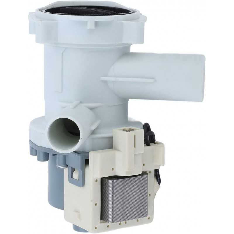 Socobeta Moteur de Pompe de vidange de Lave-Linge, Moteur de Pompe de vidange Alternatif pour Machine à Laver, Ajustement