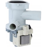 Socobeta Moteur de Pompe de vidange de Lave-Linge, Moteur de Pompe de vidange Alternatif pour Machine à Laver, Ajustement