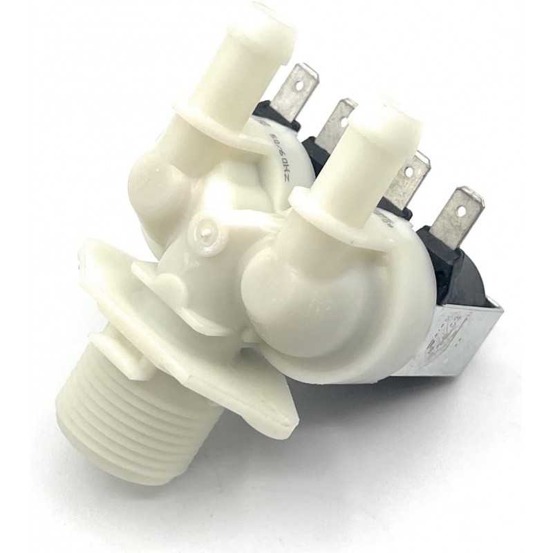 ELECTROTODO Electrovalvula 2 voies pour machine à laver de rechange Beko, Brandt, Candy, Fagor, Teka, Vestel 1531090002 ELECTROTODO Electrovalvula 2 voies pour machine à laver de rechange Beko, Brandt, Candy, Fagor, Teka, Vestel 1531090002