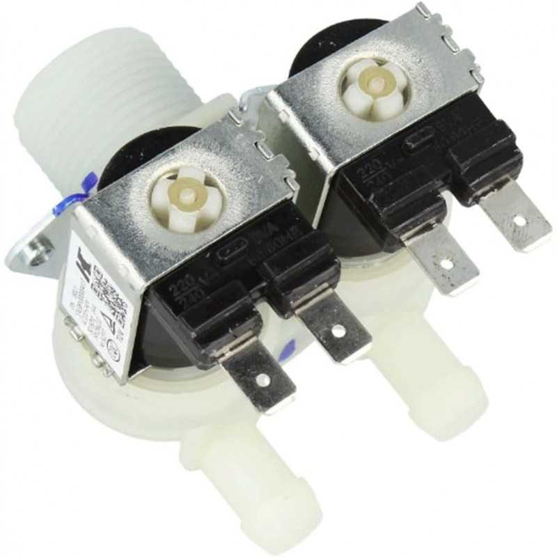 ELECTROVANNE 2 VOIES 180° DIA12 POUR LAVE LINGE BRANDT - 51X2168