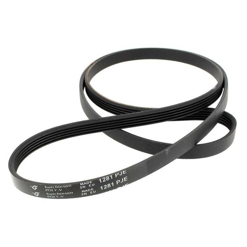 Courroie 1281j5 5pje1281, as0033204 pour Lave-linge Brandt