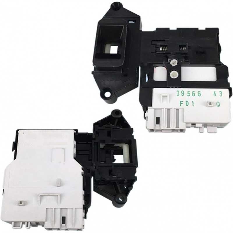 DecTer Interrupteur de Verrouillage de Porte Moyen for Lave-Linge à Tambour de Remplacement, Compatible avec LG F01Q WD-A12355DS DecTer Interrupteur de Verrouillage de Porte Moyen for Lave-Linge à Tambour de Remplacement, Compatible avec LG F01Q WD-A12355DS