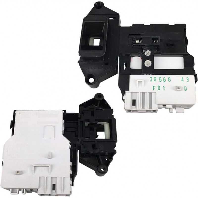 DecTer Interrupteur de Verrouillage de Porte Moyen for Lave-Linge à Tambour de Remplacement, Compatible avec LG F01Q WD-A12355DS