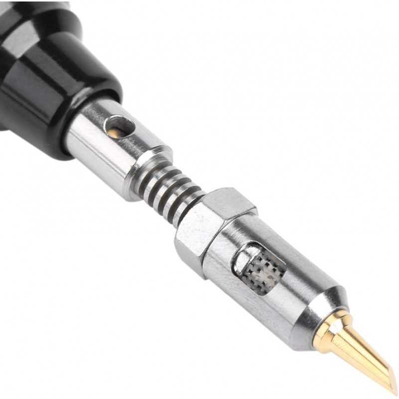 Fer à souder stylo à gaz 1300°C Outil de soudure sans fil stylo de torche fer de gaz de butane rechargeable torche de soufflage