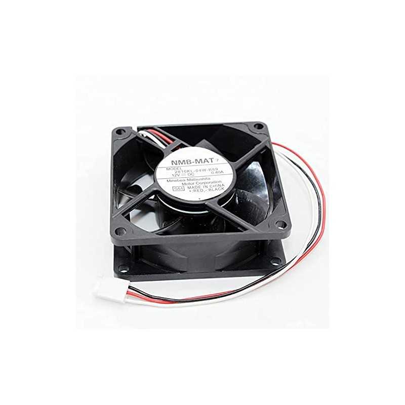 NMB-MAT 2810KL-04W-B89 Ventilateur de refroidissement à 3 fils CC 12 V 0,40 A 70 x 70 x 25 mm