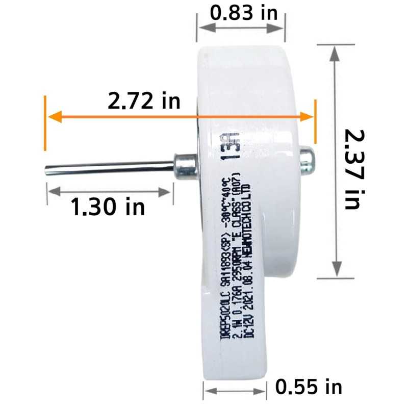 GOODS-PRO OEM Numéro de pièce DA31-00020E Moteur de ventilateur d'évaporateur BLDC pour réfrigérateur Samsung remplace 2030081