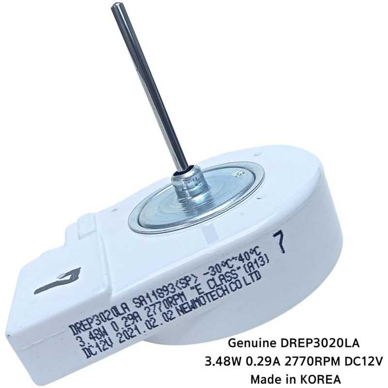 GOODS-PRO OEM Numéro de pièce DA31-00020E Moteur de ventilateur d'évaporateur BLDC pour réfrigérateur Samsung remplace 2030081