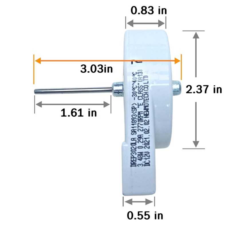 GOODS-PRO OEM Numéro de pièce DA31-00020E Moteur de ventilateur d'évaporateur BLDC pour réfrigérateur Samsung remplace 2030081