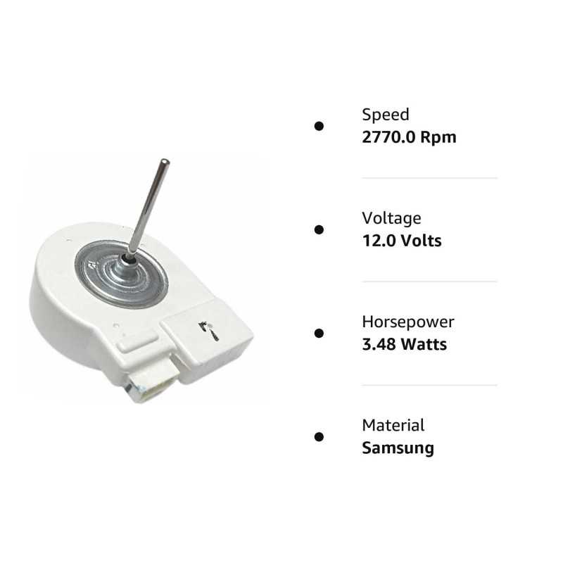 GOODS-PRO OEM Numéro de pièce DA31-00020E Moteur de ventilateur d'évaporateur BLDC pour réfrigérateur Samsung remplace 2030081