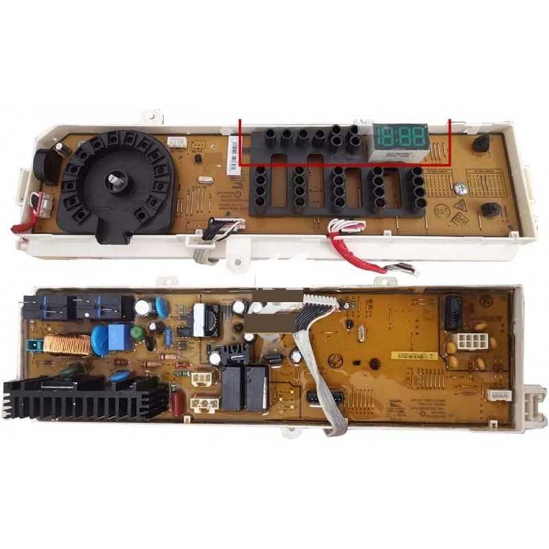 ELHEE Compatible for la Carte d'ordinateur de Lave-Linge Samsung DC41-00203B DC13-0058C DC92-01776J DC41-00254A DC41-00254A