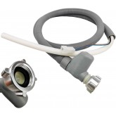 Tuyau d'entrée de sécurité, tuyau universel de remplacement du connecteur Aquastop 3/4 po pour Ariston Bosch Hotpoint LG Siemens