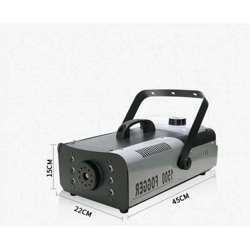 EODUDOS Machine à Brouillard Machine de fumée 1200W 1500W Portable Halloween Fog LED Température constante 1500W for Effet de