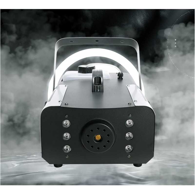 EODUDOS Machine à Brouillard Machine de fumée 1200W 1500W Portable Halloween Fog LED Température constante 1500W for Effet de