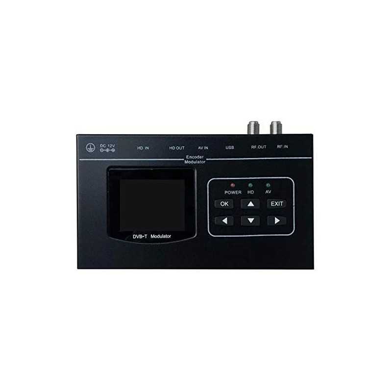 Modulateur Tecatel COFDM Ent/Sal HDMI, USB, A/V Ent. RCA