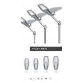 Intersto.org-RÃ©verbÃ¨re solaire LED Kokor, Ã©clairage routier, 100W, 200W, 300W, 400W, prix d'usine, haute qualitÃ©