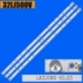 Tous Type et modèles de BARRES LED TV LG 32" LN 7 LED / 1KIT