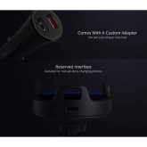 Xiaomi Mi 20W Max Qi Chargeur de Voiture sans Fil WCJ02ZM Pince Automatique avec capteur Infrarouge Intelligent Charge Rapide