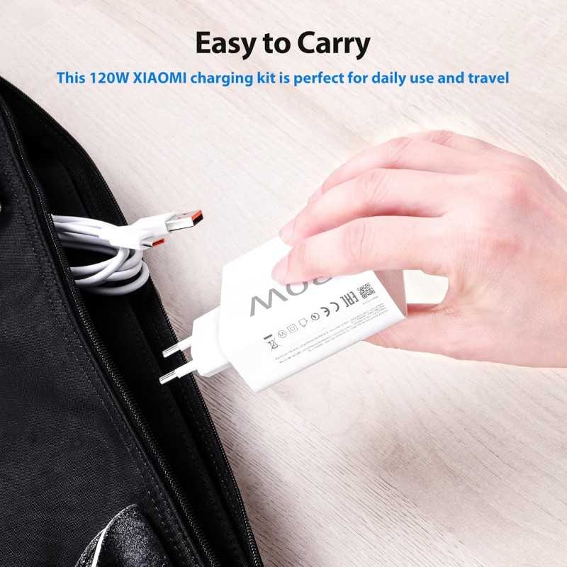 120W Chargeur Rapide avec Câble USB C 1m pour Redmi Note 13 Pro+ ACOCOBUY Chargeur Turbo pour XiaoMi 14T/13T/13/12T/12X/11T