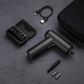 Xiaomi Tournevis rechargeable sans fil Mijia 3.6V 2000mAh Li-ion 5N.m Tournevis électrique avec 12 pièces S2 embouts de vis pour