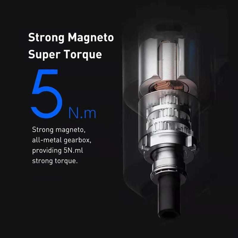 Xiaomi Tournevis rechargeable sans fil Mijia 3.6V 2000mAh Li-ion 5N.m Tournevis électrique avec 12 pièces S2 embouts de vis pour