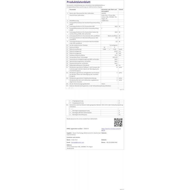 Xiaomi TV A 32 2025, Google TV, 32inch, Smart TV, Netflix