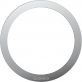 Baseus Halo Series PCCH000012 Lot de 2 anneaux magnétiques en métal Argenté