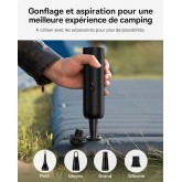 Baseus Aspirateur Voiture Puissant 12000pa Aspirateur à Main sans Fil avec Charge USB-C, Mini Broyeur Poussière pour Voiture,