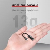 Baseus Audio L52 Lightning Adapter to Mini Jack 3,5 mm et 2 x Lightning (Noir)