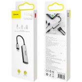 Baseus Audio L52 Lightning Adapter to Mini Jack 3,5 mm et 2 x Lightning (Noir)