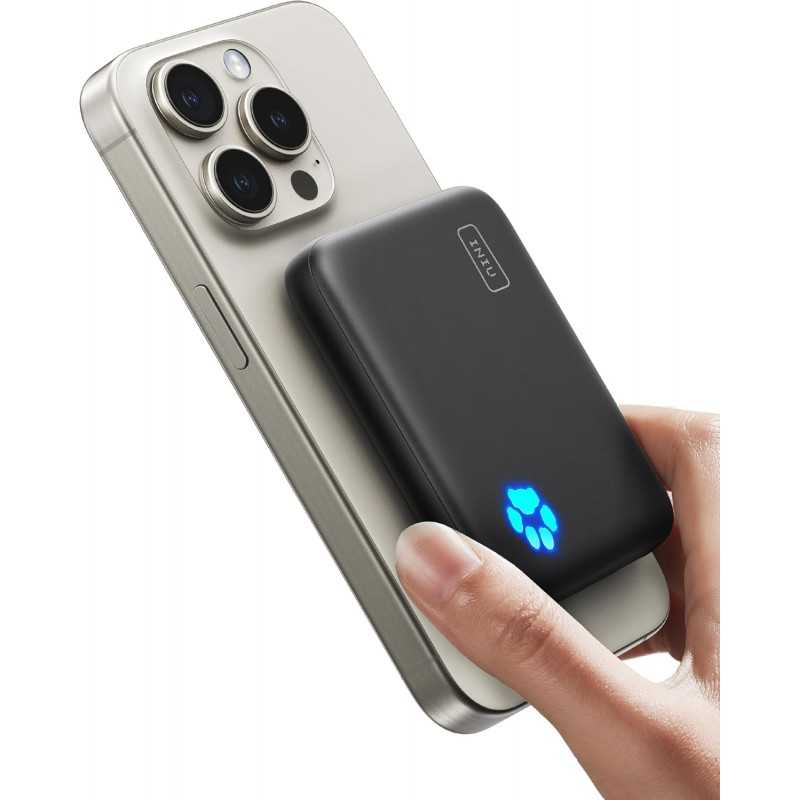 INIU Batterie Externe Magsafe, Petit 10000mAh 20W PD Magnetique Power Bank, USB C Input & Output Batterie Portable Charge Rapide INIU Batterie Externe Magsafe, Petit 10000mAh 20W PD Magnetique Power Bank, USB C Input & Output Batterie Portable Charge Rapide