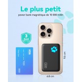 INIU Batterie Externe Magsafe, Petit 10000mAh 20W PD Magnetique Power Bank, USB C Input & Output Batterie Portable Charge Rapide