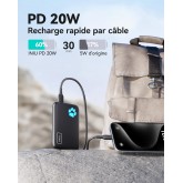 INIU Batterie Externe Magsafe, Petit 10000mAh 20W PD Magnetique Power Bank, USB C Input & Output Batterie Portable Charge Rapide