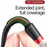 Baseus Cafule Cable - USB to Lightning Cable, 2.4 A, 1 m (Red/Black)