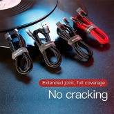 Baseus Cafule Cable - USB to Lightning Cable, 2.4 A, 1 m (Red/Black)