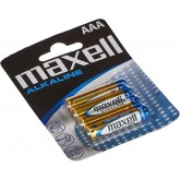 Maxell - Pile Alcaline - AAA x 4 - Long Lasting Power (LR03)