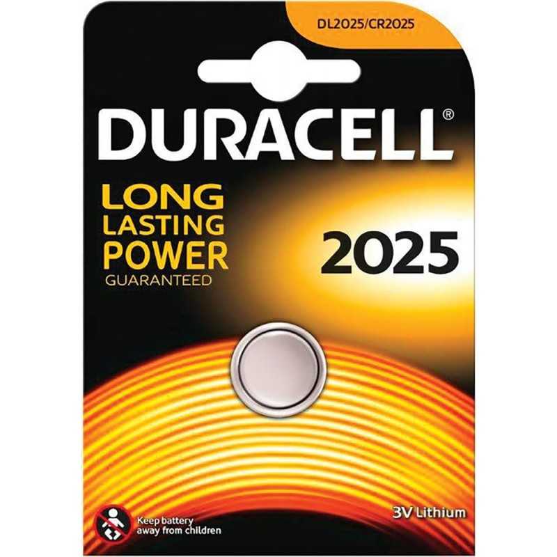 Duracell DL2025 Lithium Pile Bouton Électronique, 2025, 1er sous Blister, 3V Duracell DL2025 Lithium Pile Bouton Électronique, 2025, 1er sous Blister, 3V