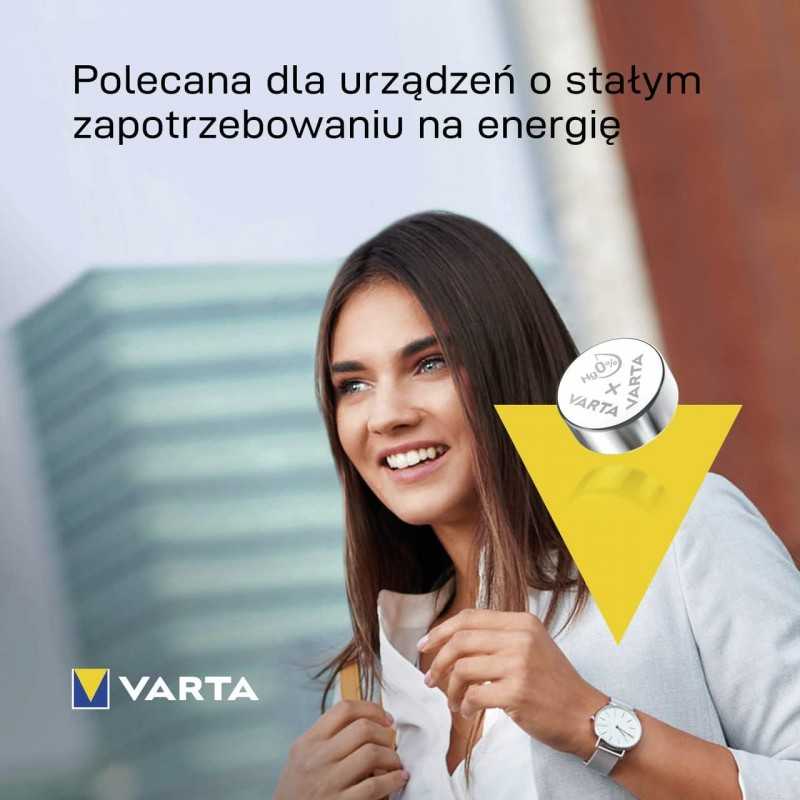 VARTA Piles Bouton V371/SR69 oxyde d'argent, lot de 1, Silver Coin, 1,55V, pour petits appareils électroniques - montres, clés