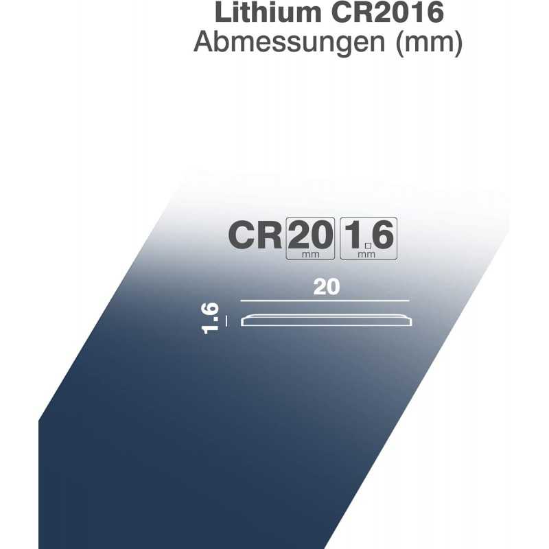 Camelion 13001016 Pile Bouton Lithium CR2016 3 V