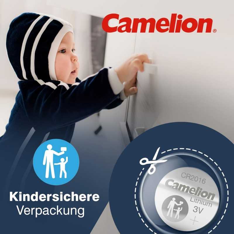 Camelion 13001016 Pile Bouton Lithium CR2016 3 V