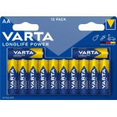 VARTA Piles Bloc 9V, lot de 2, Longlife Power, Alcalines, pour détecteurs de fumée, alarmes incendie, microphones