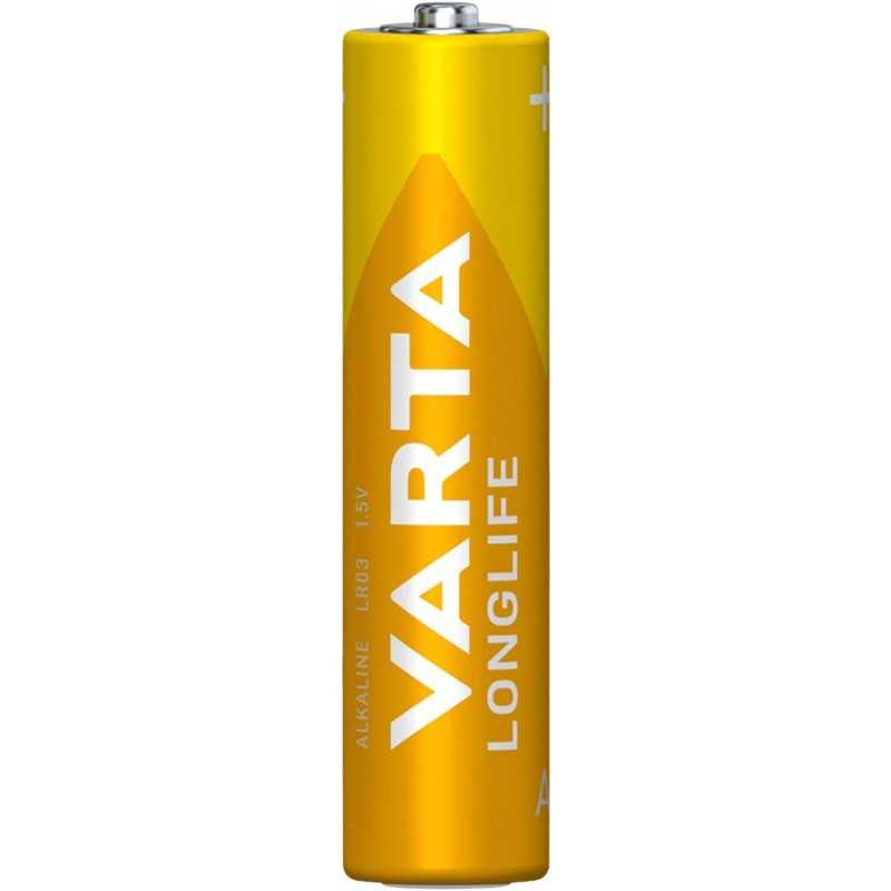 VARTA Piles Bloc 9V, lot de 2, Longlife Power, Alcalines, pour détecteurs de fumée, alarmes incendie, microphones