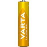 VARTA Piles Bloc 9V, lot de 2, Longlife Power, Alcalines, pour détecteurs de fumée, alarmes incendie, microphones