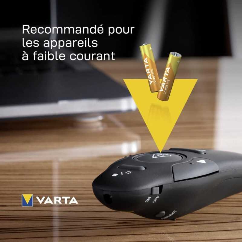 VARTA Piles Bloc 9V, lot de 2, Longlife Power, Alcalines, pour détecteurs de fumée, alarmes incendie, microphones