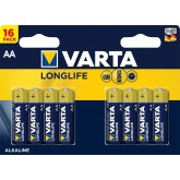 VARTA Piles Bloc 9V, lot de 2, Longlife Power, Alcalines, pour détecteurs de fumée, alarmes incendie, microphones