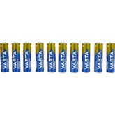 VARTA Piles Bloc 9V, lot de 2, Longlife Power, Alcalines, pour détecteurs de fumée, alarmes incendie, microphones