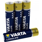 VARTA Piles Bloc 9V, lot de 2, Longlife Power, Alcalines, pour détecteurs de fumée, alarmes incendie, microphones
