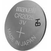 Maxell CR2025 Lot de 5 piles au lithium 3 V, 170 mAh Gris